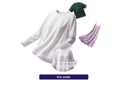 Pre-order flow: charge later