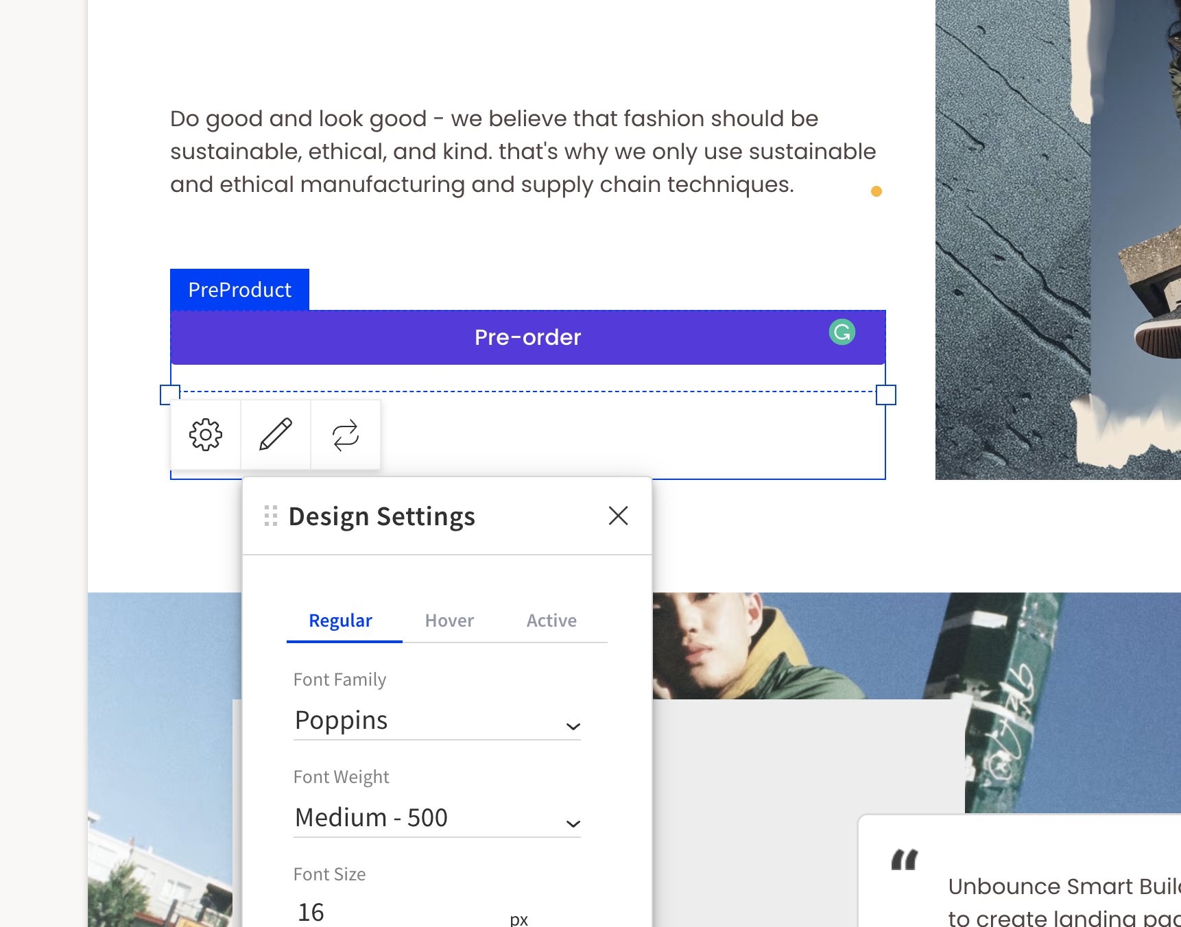 Unbounce pre-orders integration - PreProduct