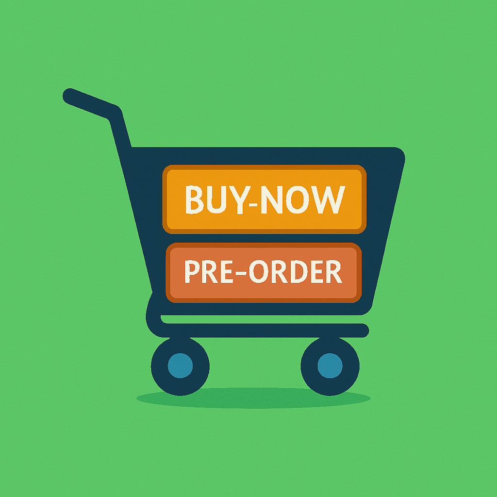 mixed cart of buy-now / pre-order items