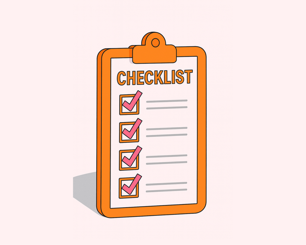 takeaways checklist